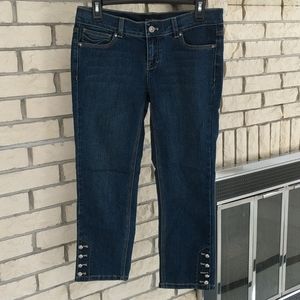 White House Black Market Slim Capri Jeans